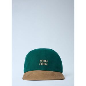 Miu Miu Men Logo Motif Baseball Cap